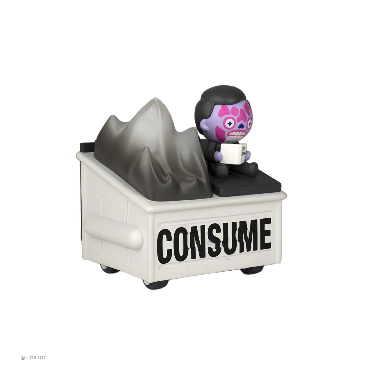100% Soft x Mondo - THEY LIVE Dumpster Fire Vinyl Figure - Image 5