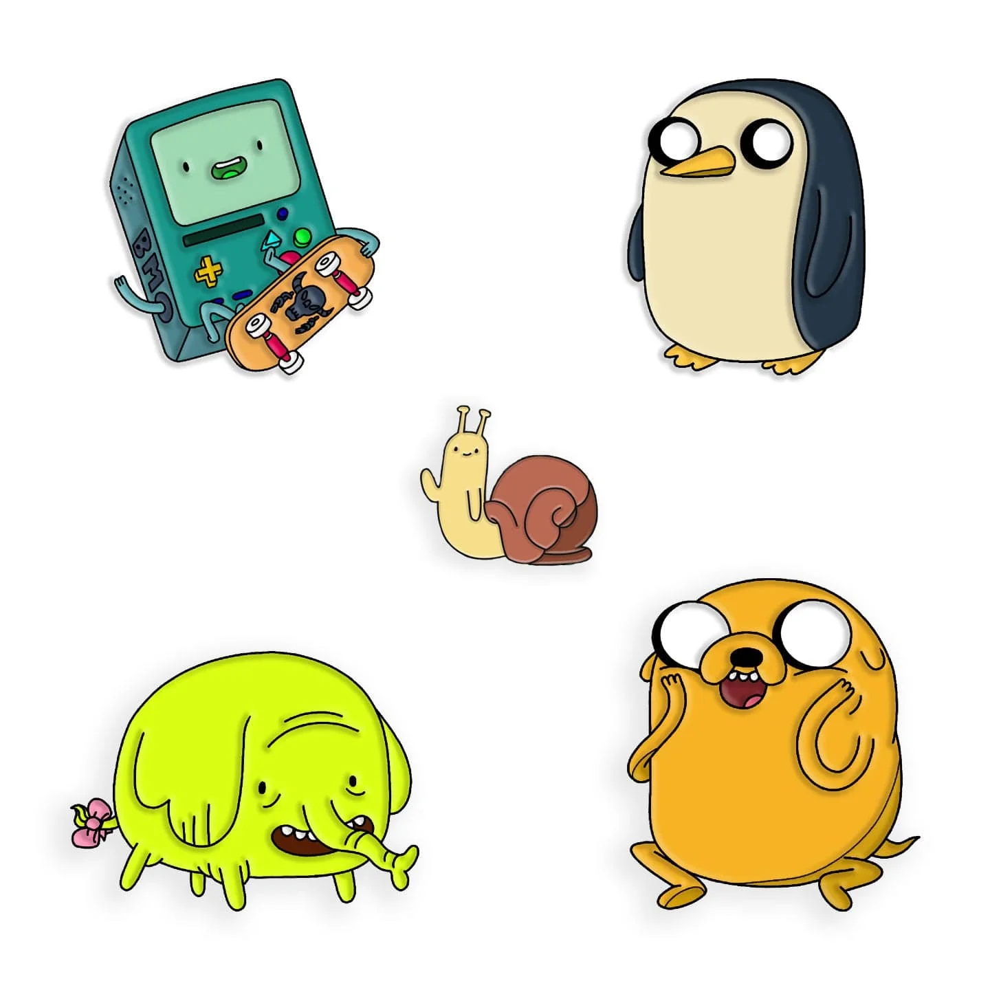 Adventure Time 5-Pin Enamel Set - Image 2