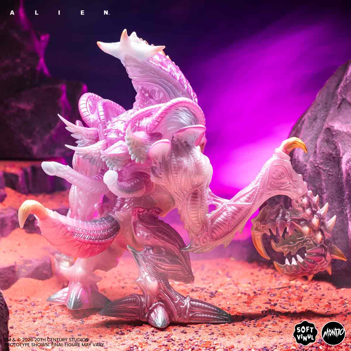 Aliens - Mantis Alien Soft Vinyl Figure - Cherry Blossom Glow in the Dark Variant - Image 12
