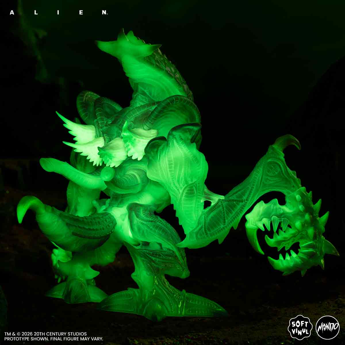 Aliens - Mantis Alien Soft Vinyl Figure - Cherry Blossom Glow in the Dark Variant - Image 13
