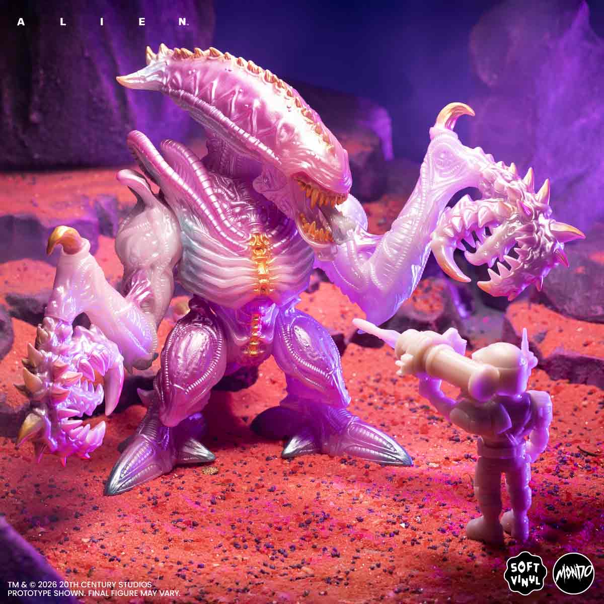 Aliens - Mantis Alien Soft Vinyl Figure - Cherry Blossom Glow in the Dark Variant - Image 18