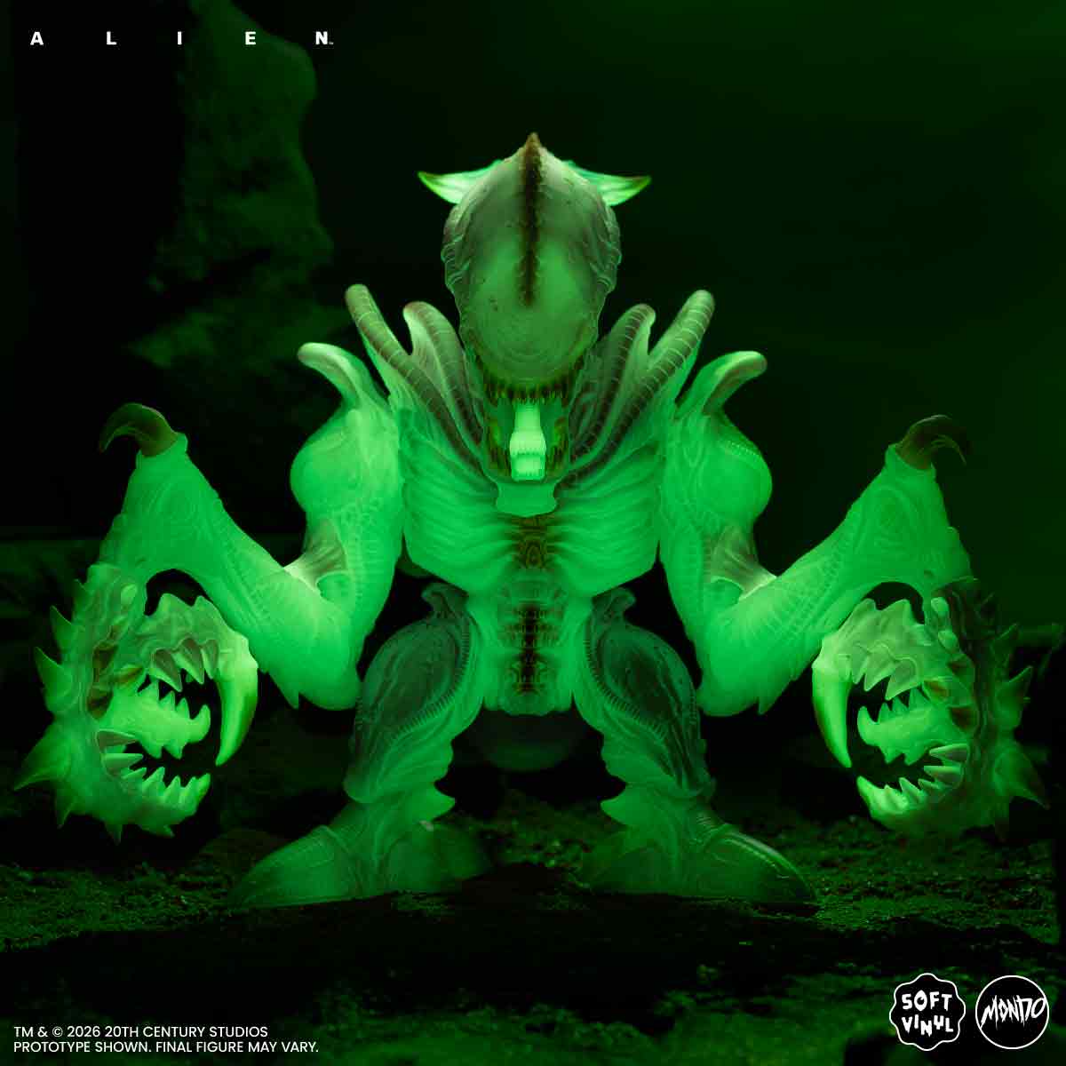 Aliens - Mantis Alien Soft Vinyl Figure - Cherry Blossom Glow in the Dark Variant - Image 8