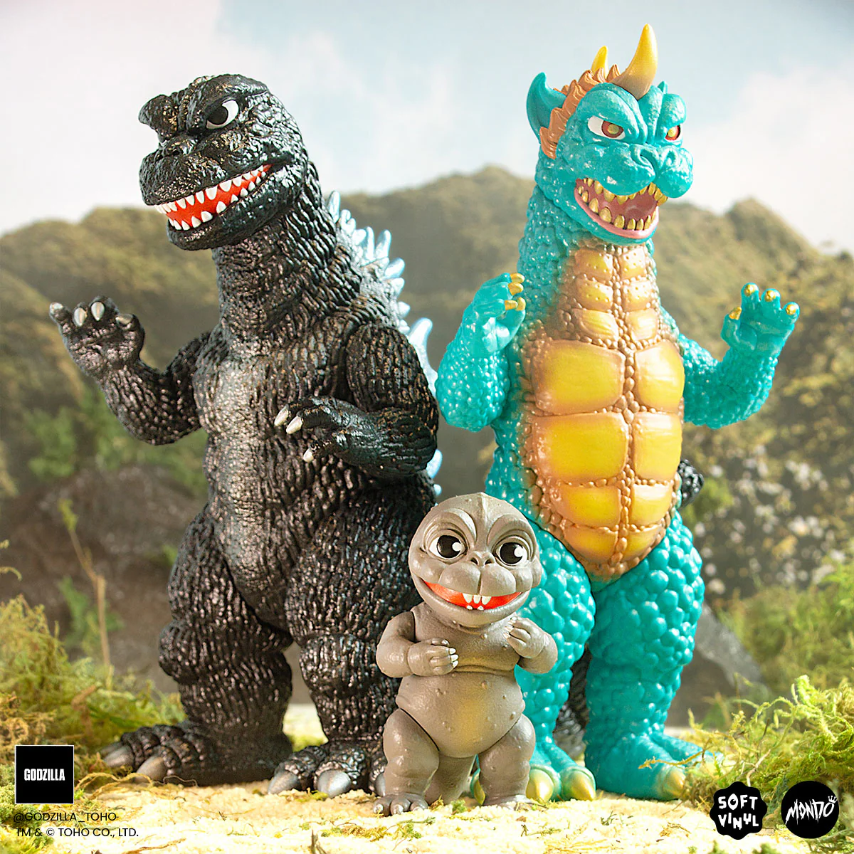 All Monsters Attack Soft Vinyl Figure Set - Image 3