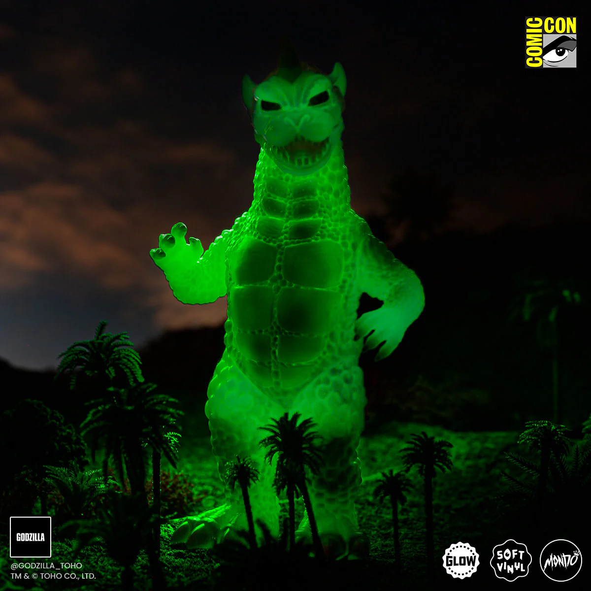 All Monsters Attack Soft Vinyl Figure Set - Cherry Blossom Glow in the Dark Variant - Image 13