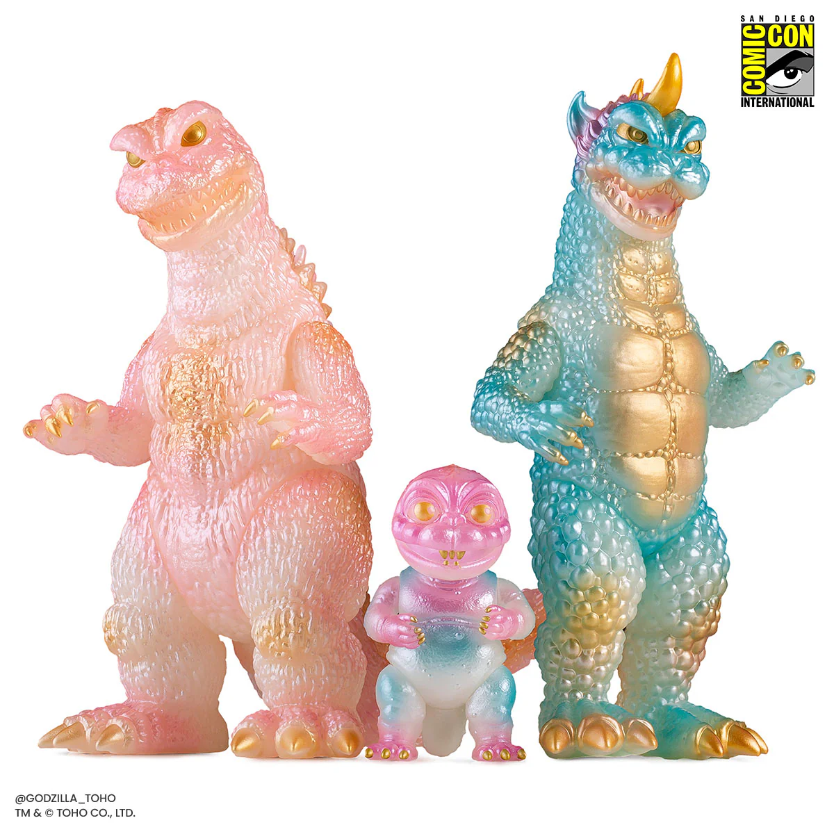 All Monsters Attack Soft Vinyl Figure Set - Cherry Blossom Glow in the Dark Variant - Image 19