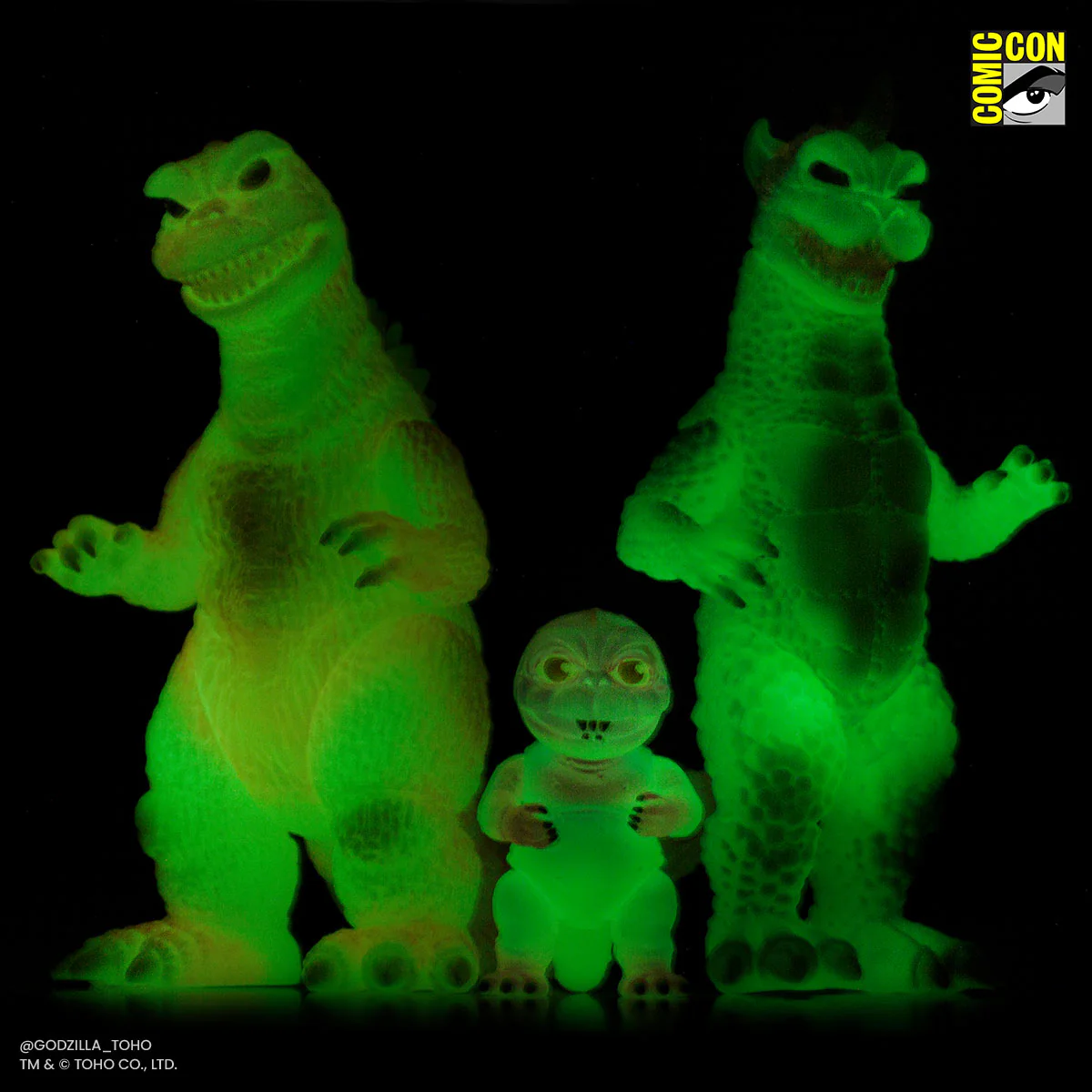 All Monsters Attack Soft Vinyl Figure Set - Cherry Blossom Glow in the Dark Variant - Image 20