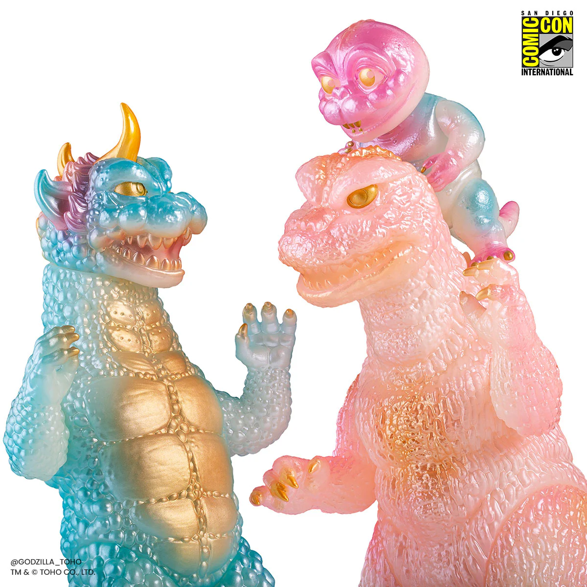 All Monsters Attack Soft Vinyl Figure Set - Cherry Blossom Glow in the Dark Variant - Image 21
