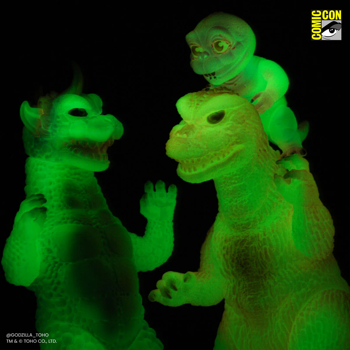 All Monsters Attack Soft Vinyl Figure Set - Cherry Blossom Glow in the Dark Variant - Image 22