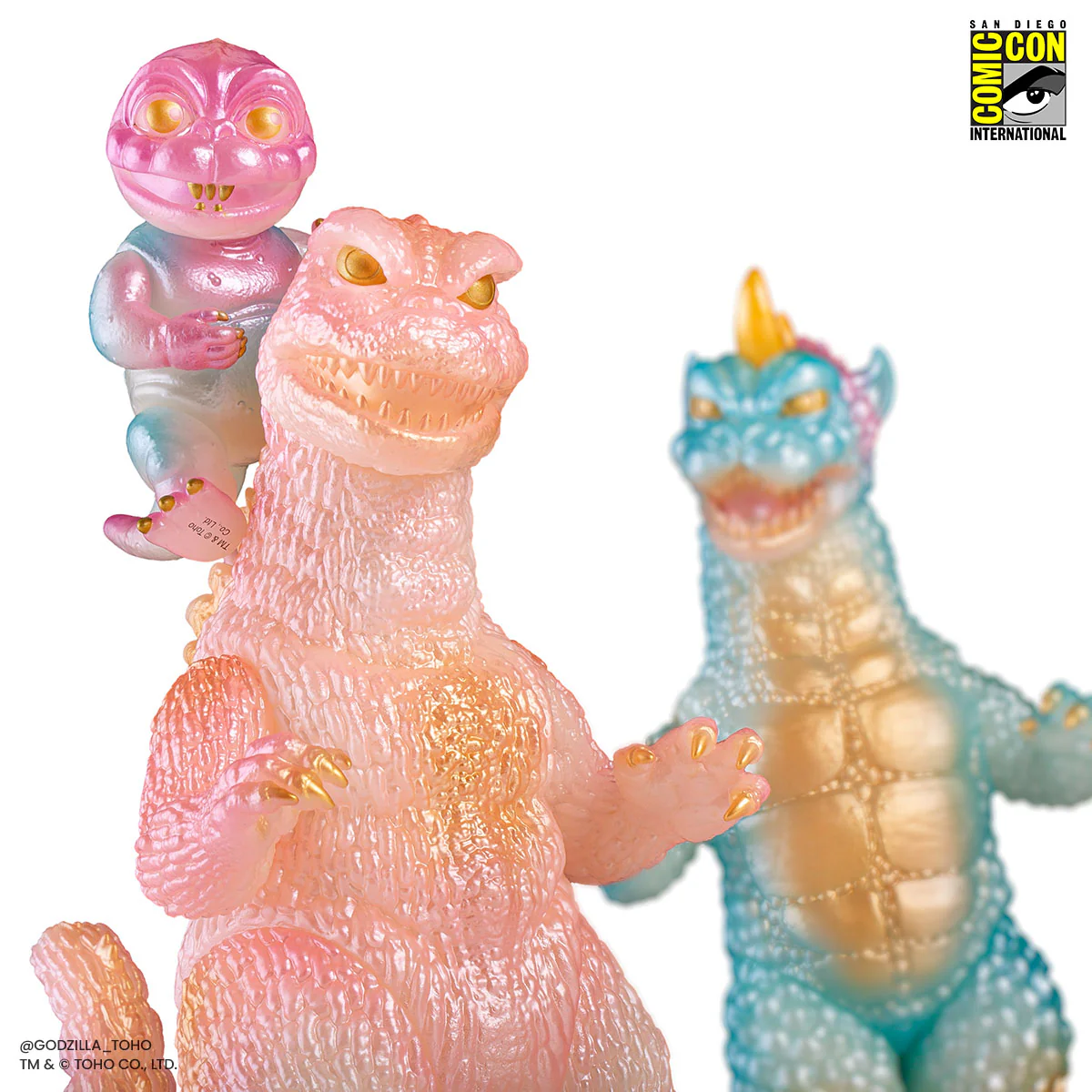 All Monsters Attack Soft Vinyl Figure Set - Cherry Blossom Glow in the Dark Variant - Image 28