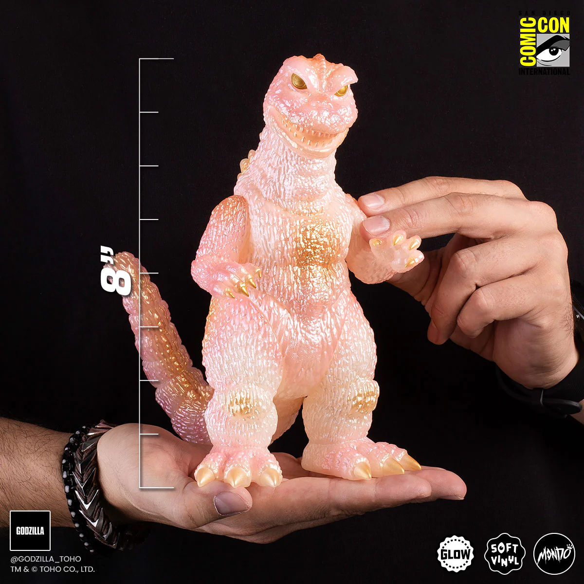 All Monsters Attack Soft Vinyl Figure Set - Cherry Blossom Glow in the Dark Variant - Image 7