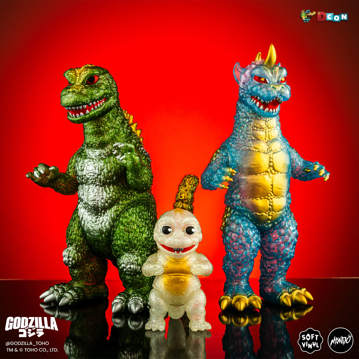 All Monsters Attack Soft Vinyl Figure Set - Glitter Variant (Designer Con Exclusive) - Image 8