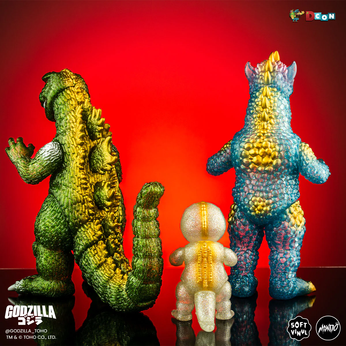 All Monsters Attack Soft Vinyl Figure Set - Glitter Variant (Designer Con Exclusive) - Image 9
