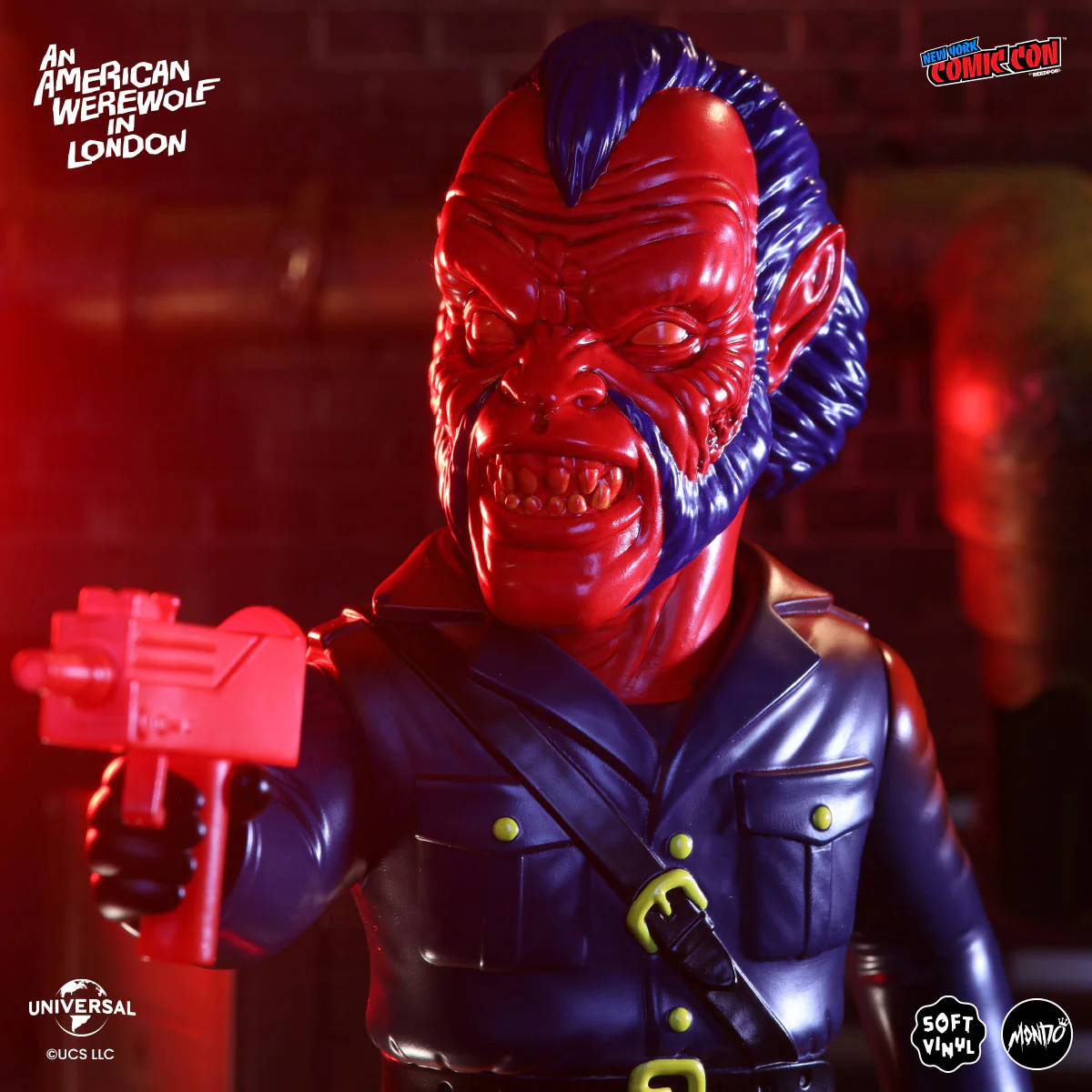 An American Werewolf in London - Nightmare Demon Mutant Soft Vinyl Figure  - Blood Moon Variant - Image 10