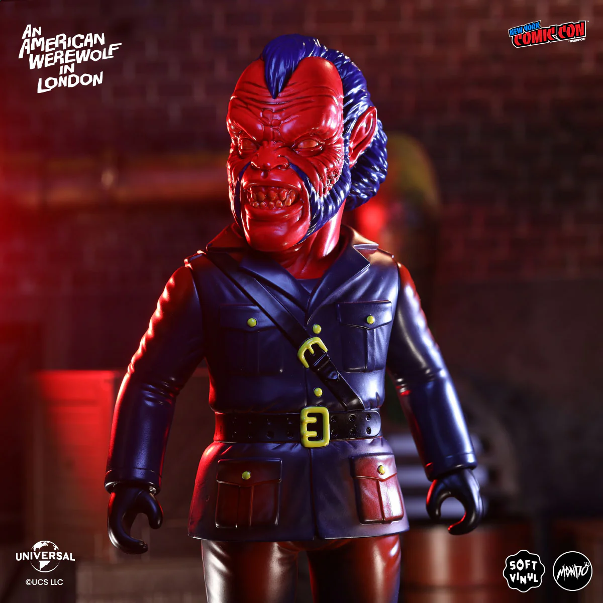 An American Werewolf in London - Nightmare Demon Mutant Soft Vinyl Figure  - Blood Moon Variant - Image 12