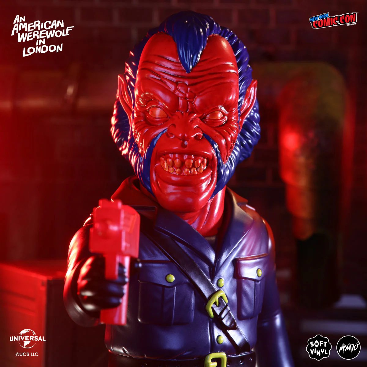 An American Werewolf in London - Nightmare Demon Mutant Soft Vinyl Figure  - Blood Moon Variant - Image 15
