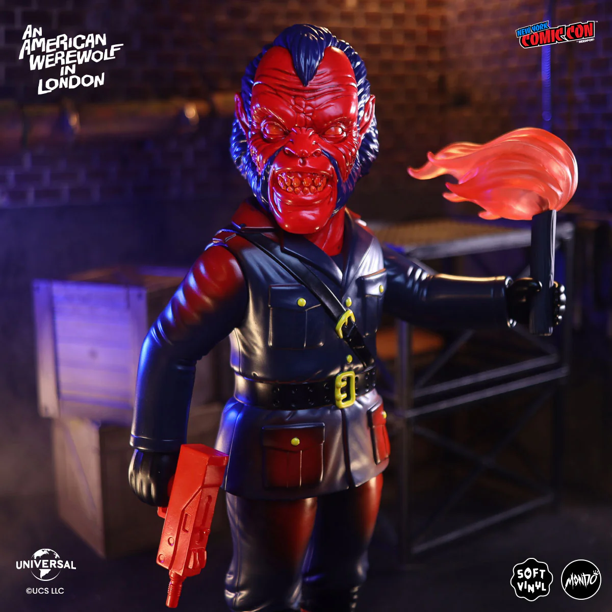 An American Werewolf in London - Nightmare Demon Mutant Soft Vinyl Figure  - Blood Moon Variant - Image 17