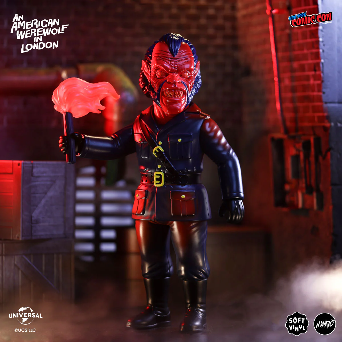 An American Werewolf in London - Nightmare Demon Mutant Soft Vinyl Figure  - Blood Moon Variant - Image 6