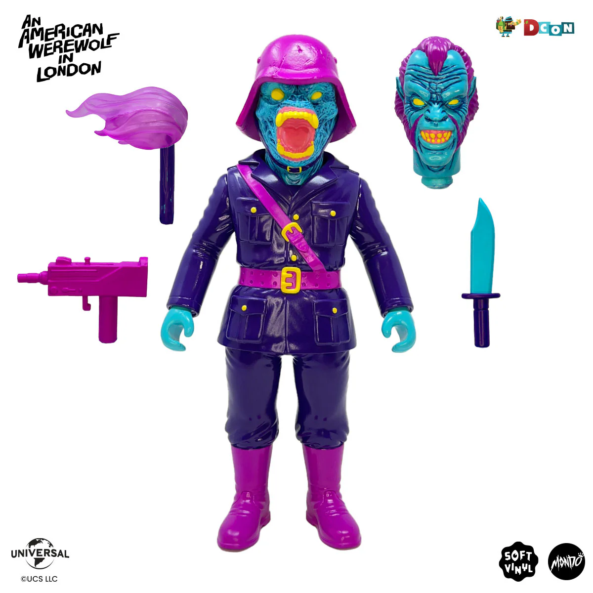 An American Werewolf in London - Nightmare Demon Mutant Soft Vinyl Figure - Retro Gamer Variant (Designer Con Exclusive) - Image 2