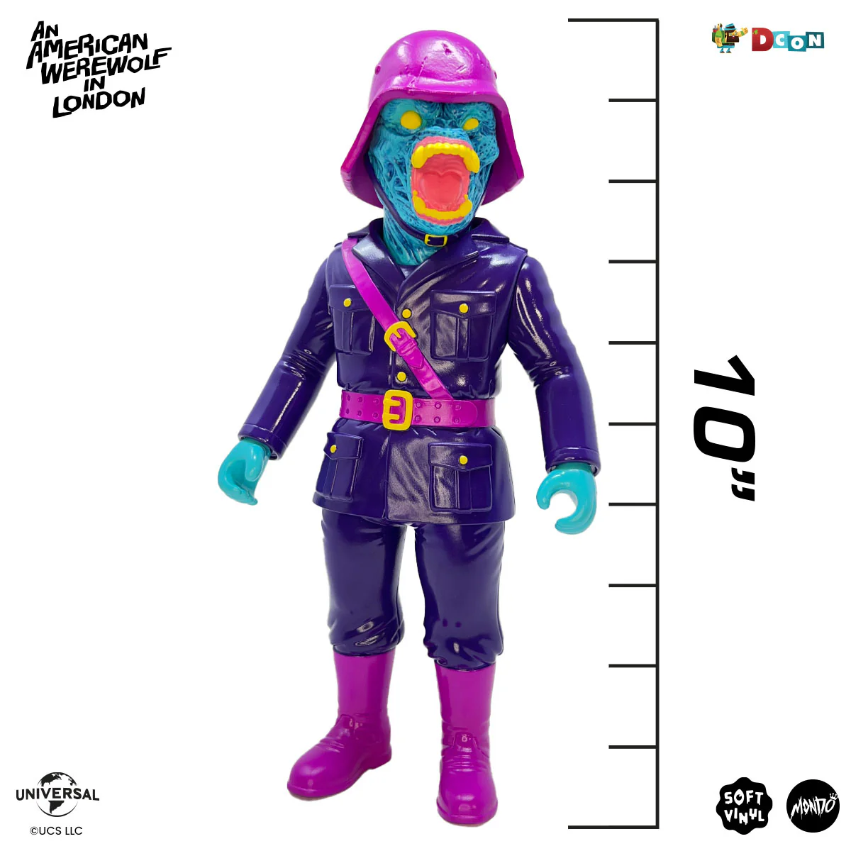 An American Werewolf in London - Nightmare Demon Mutant Soft Vinyl Figure - Retro Gamer Variant (Designer Con Exclusive) - Image 4