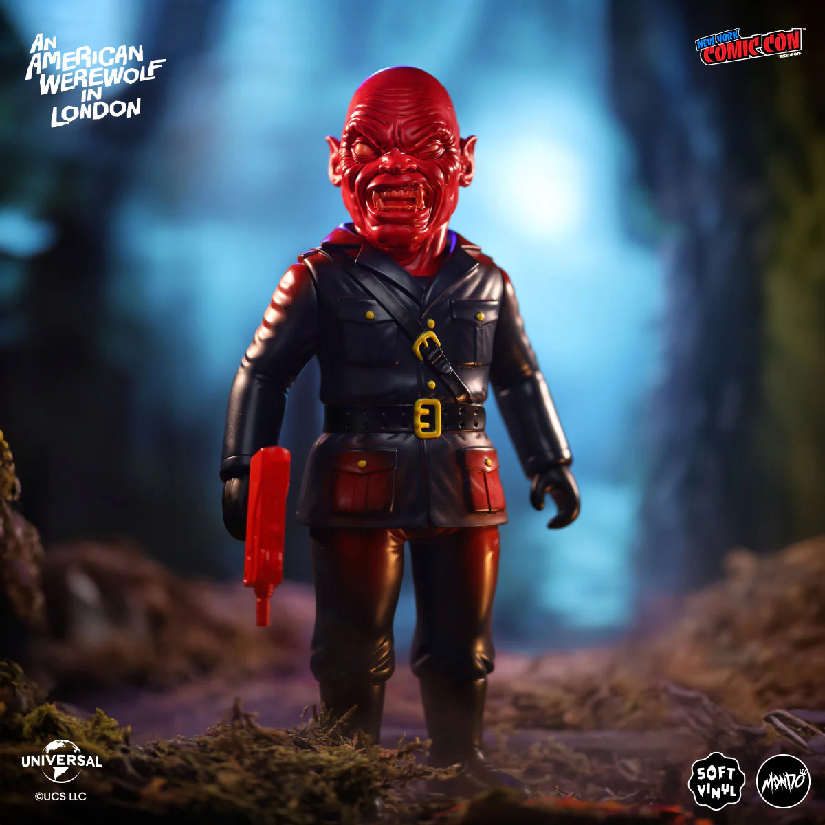 An American Werewolf in London - Nightmare Demon Werewolf Soft Vinyl Figure  - Blood Moon Variant - Image 10