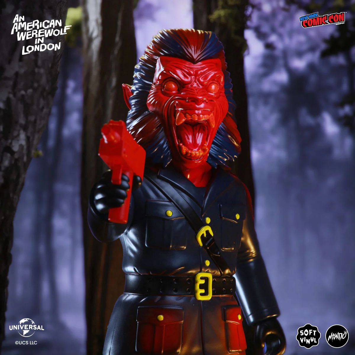 An American Werewolf in London - Nightmare Demon Werewolf Soft Vinyl Figure  - Blood Moon Variant - Image 11