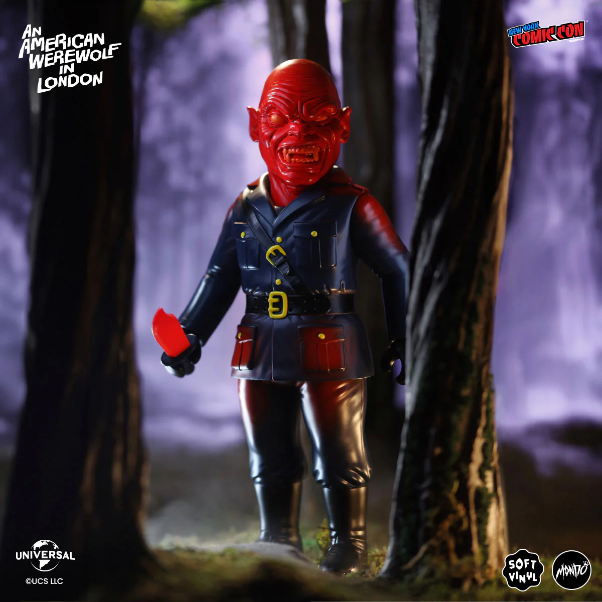 An American Werewolf in London - Nightmare Demon Werewolf Soft Vinyl Figure  - Blood Moon Variant - Image 12