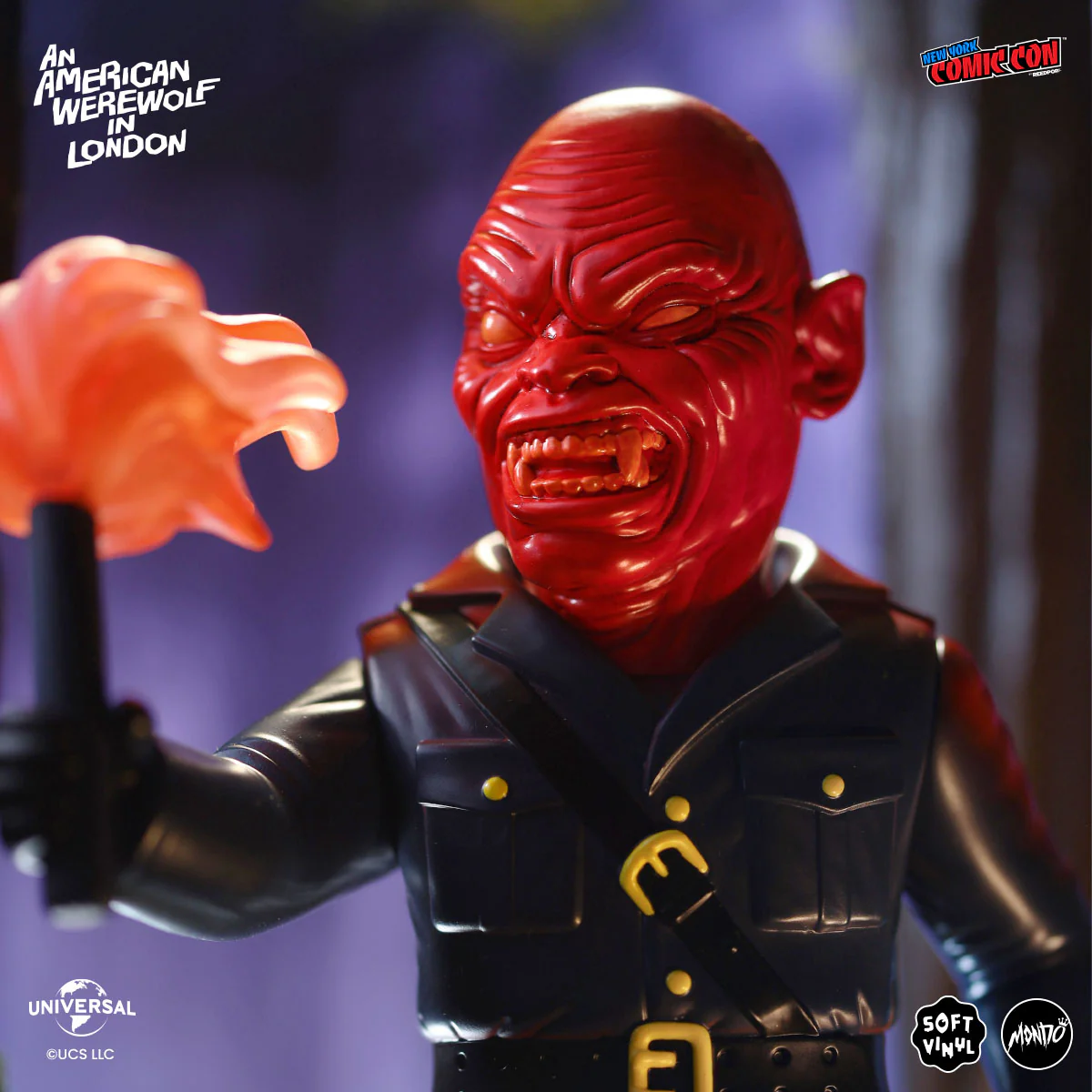 An American Werewolf in London - Nightmare Demon Werewolf Soft Vinyl Figure  - Blood Moon Variant - Image 13