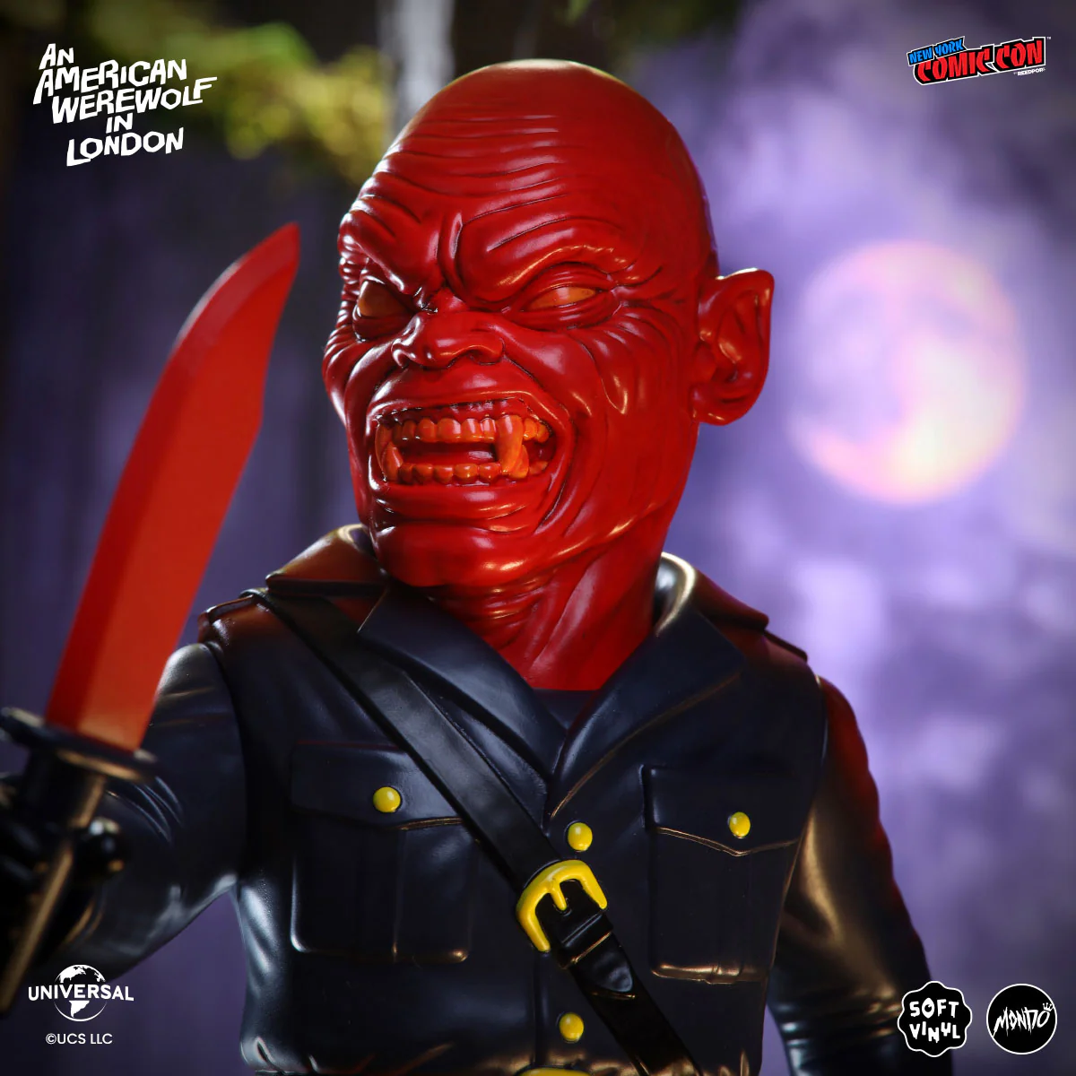 An American Werewolf in London - Nightmare Demon Werewolf Soft Vinyl Figure  - Blood Moon Variant - Image 15