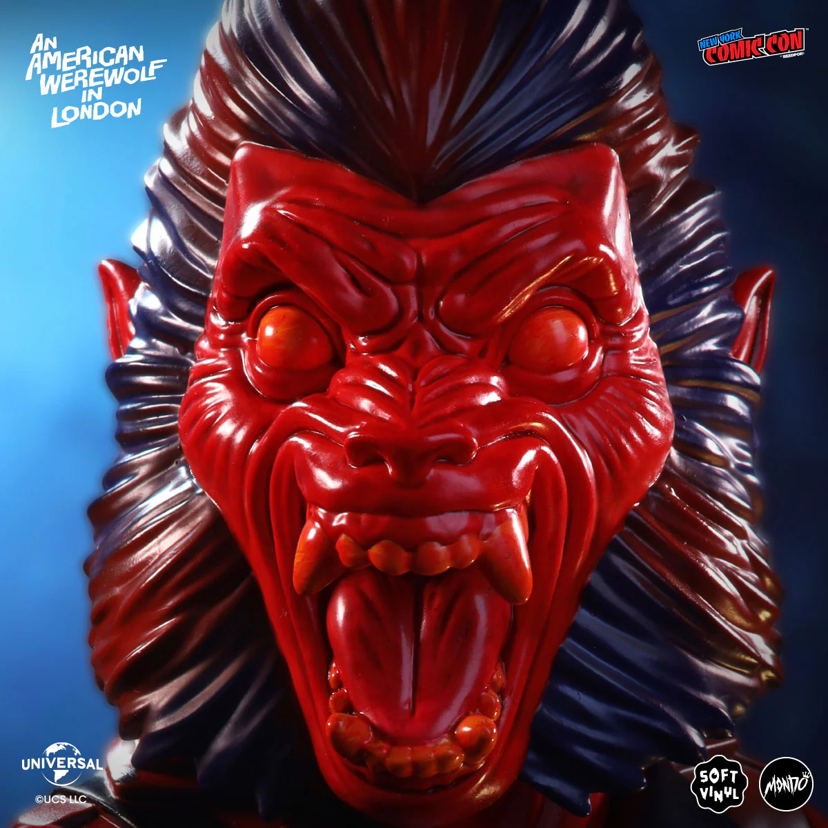 An American Werewolf in London - Nightmare Demon Werewolf Soft Vinyl Figure  - Blood Moon Variant - Image 16