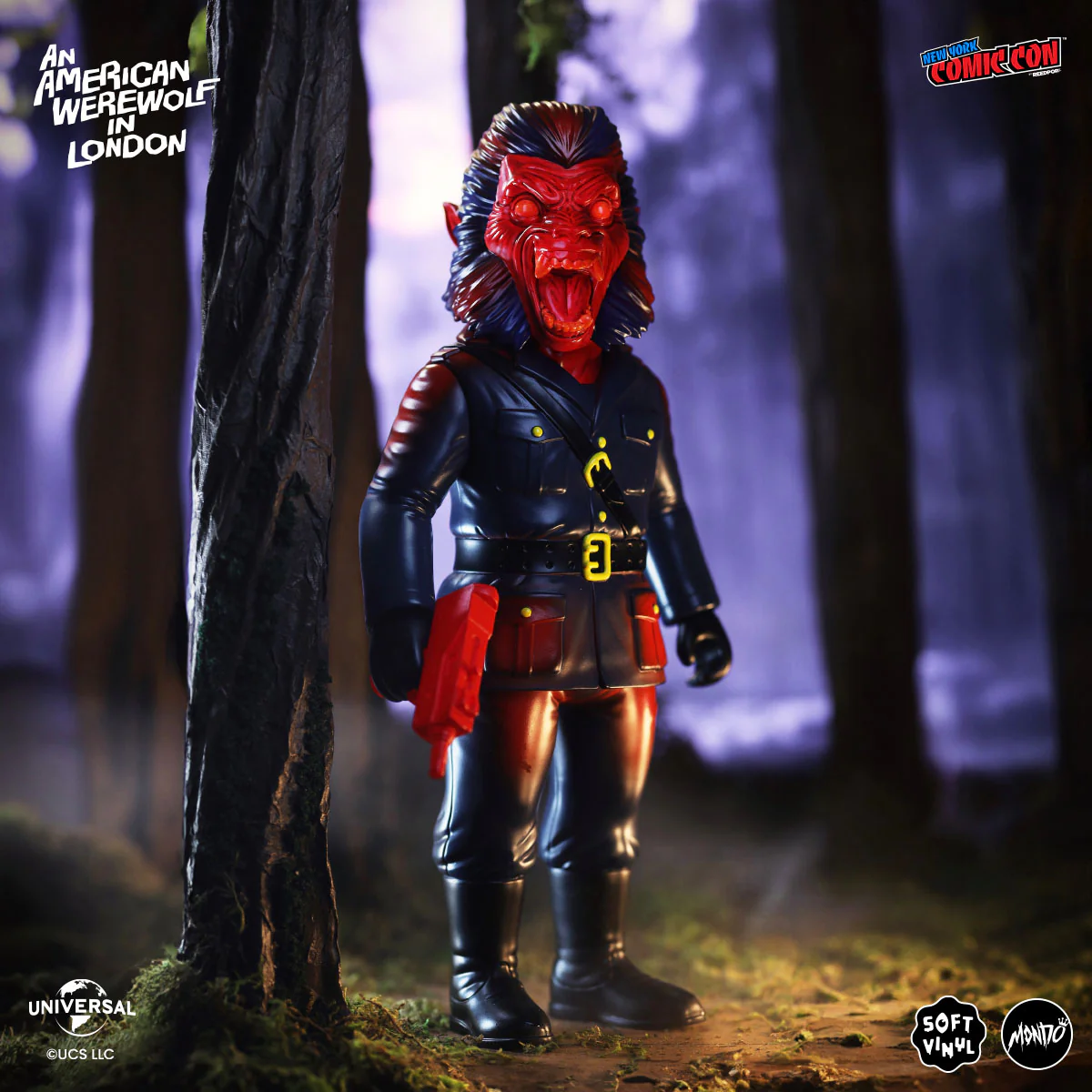 An American Werewolf in London - Nightmare Demon Werewolf Soft Vinyl Figure  - Blood Moon Variant - Image 6