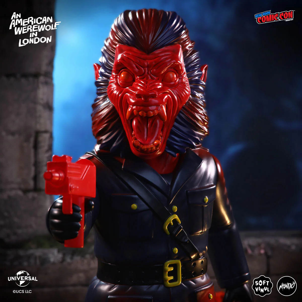 An American Werewolf in London - Nightmare Demon Werewolf Soft Vinyl Figure  - Blood Moon Variant - Image 8