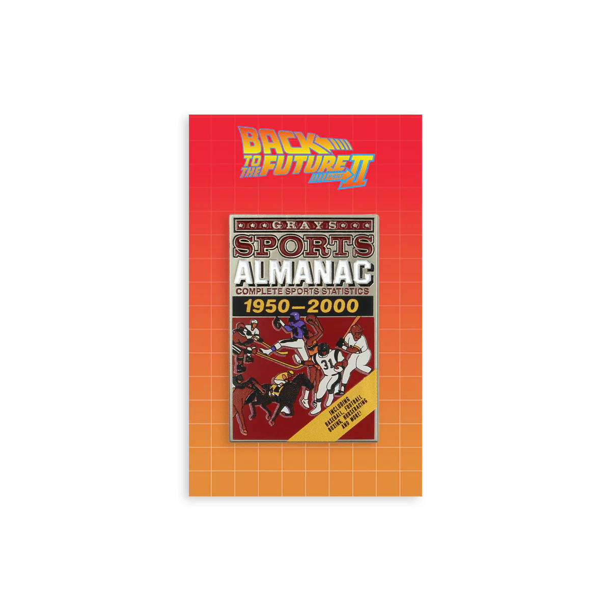 Back to the Future — Grays Sports Almanac Enamel Pin