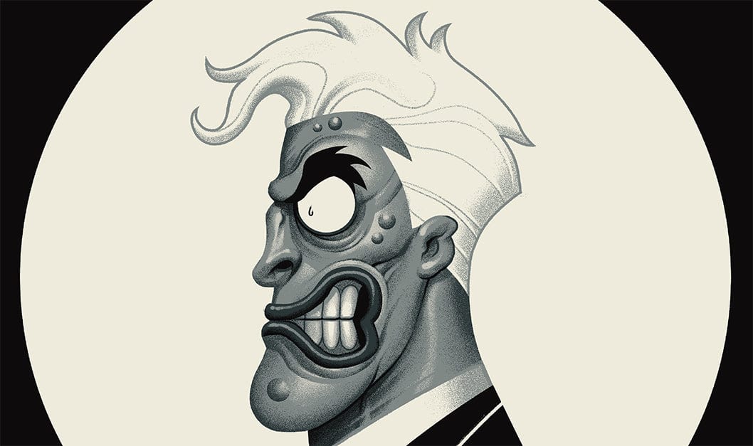 Batman: The Animated Series - Two Face Screenprinted Poster - Image 3