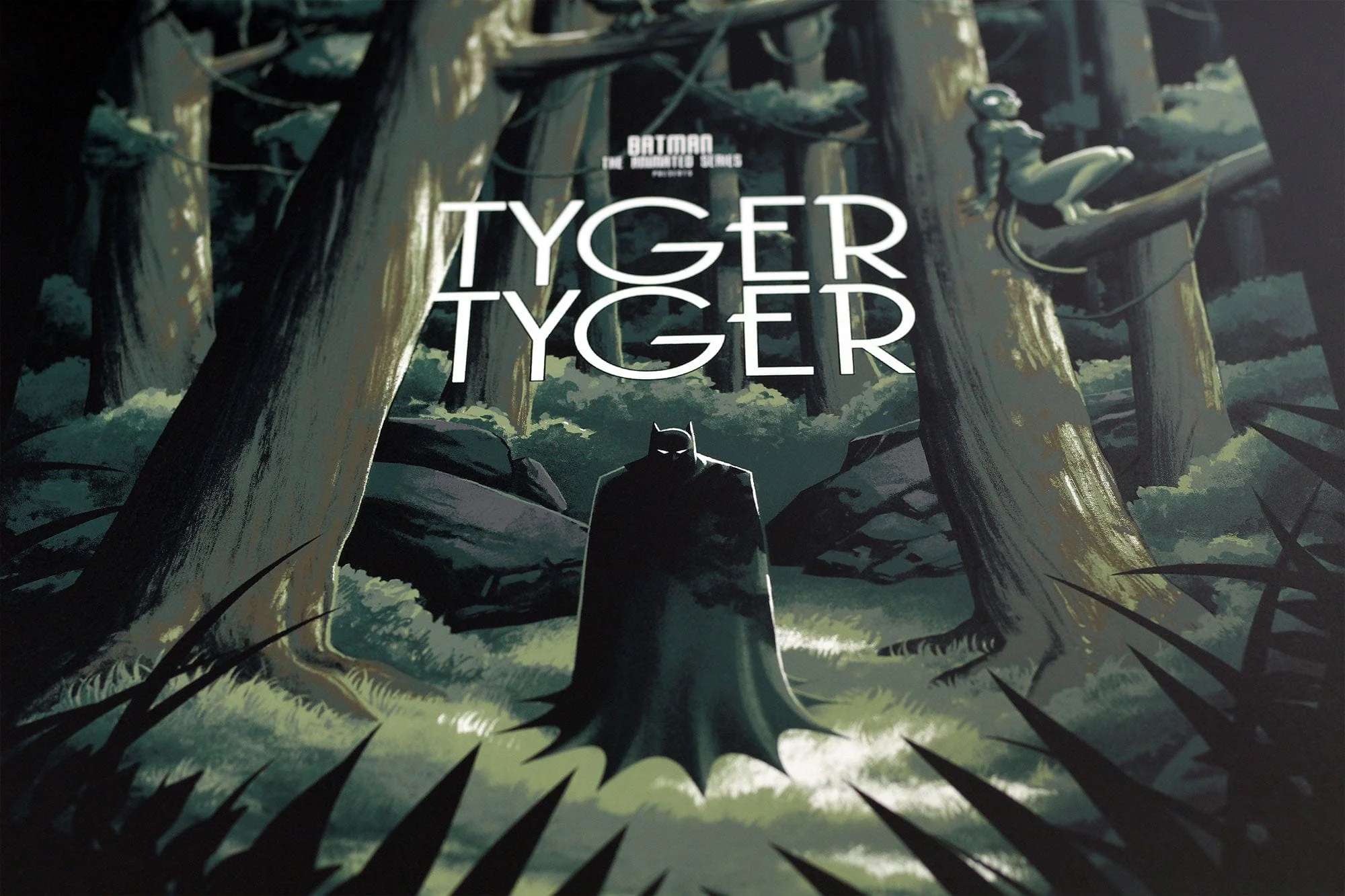 Batman: The Animated Series - Tyger, Tyger Screenprinted Poster - Image 4
