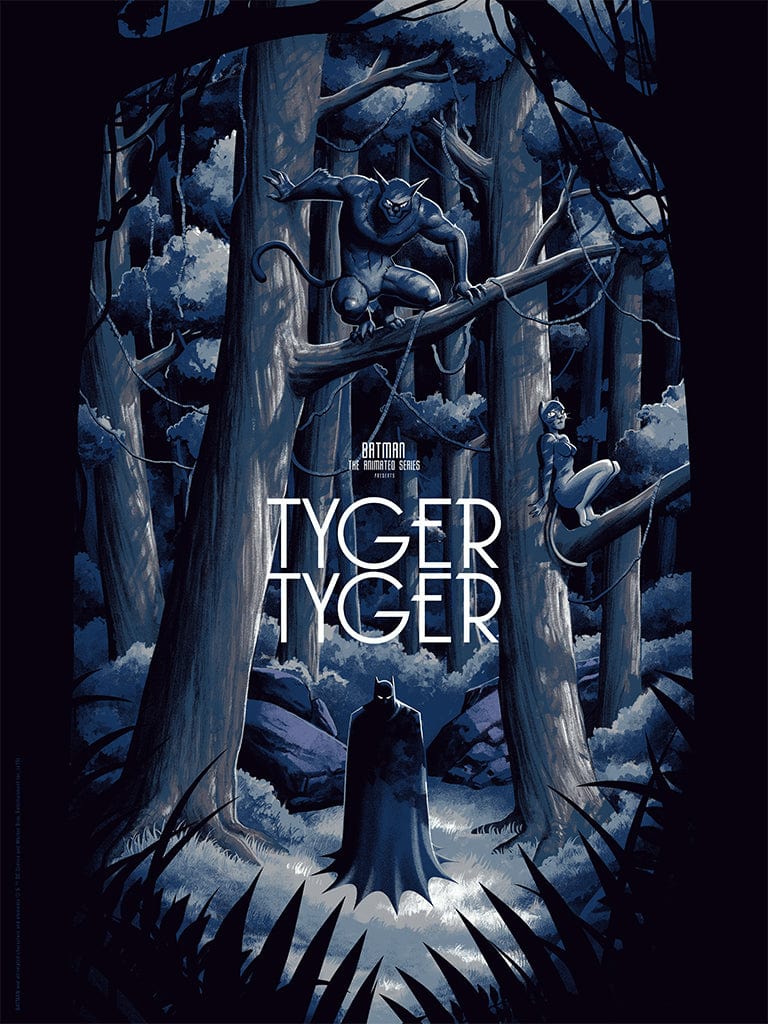 Batman: The Animated Series - Tyger, Tyger Variant Screenprinted Poster