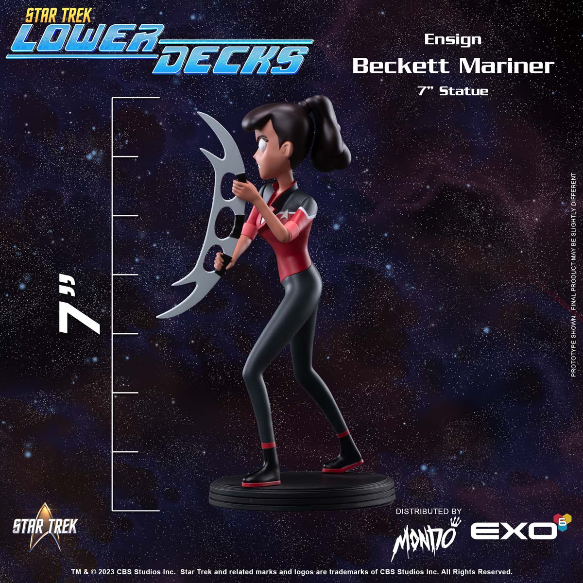 Ensign Beckett Mariner - Star Trek: Lower Decks 7" Statue - Image 3