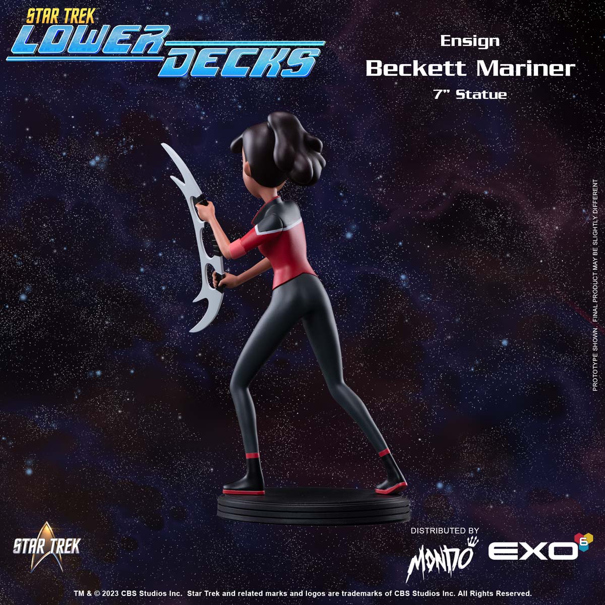 Ensign Beckett Mariner - Star Trek: Lower Decks 7" Statue - Image 4