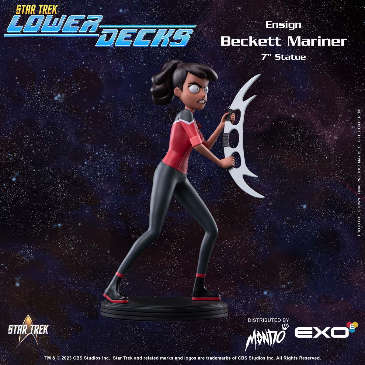 Ensign Beckett Mariner - Star Trek: Lower Decks 7" Statue - Image 5