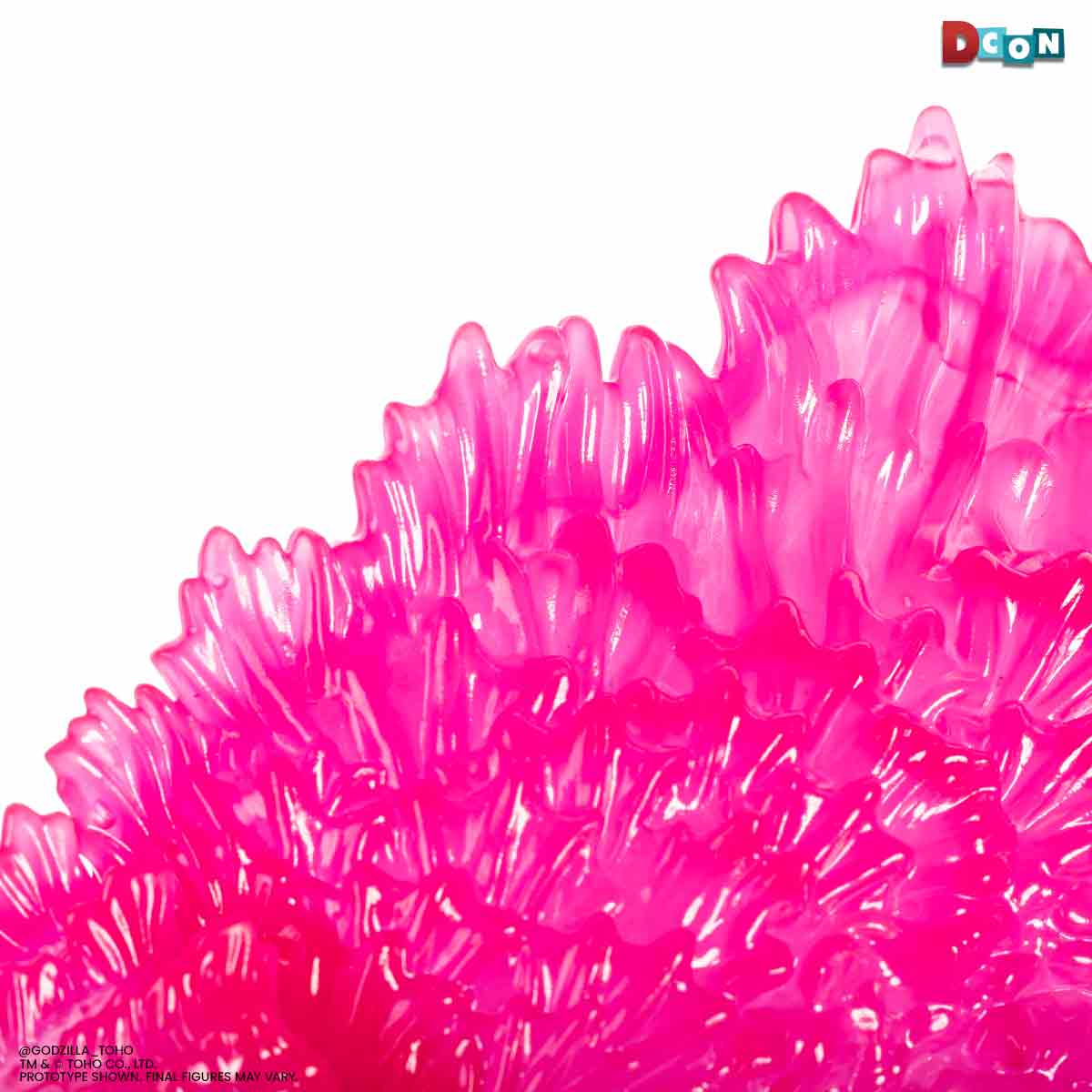 Biollante Soft Vinyl - Clear Pink Variant - Image 12