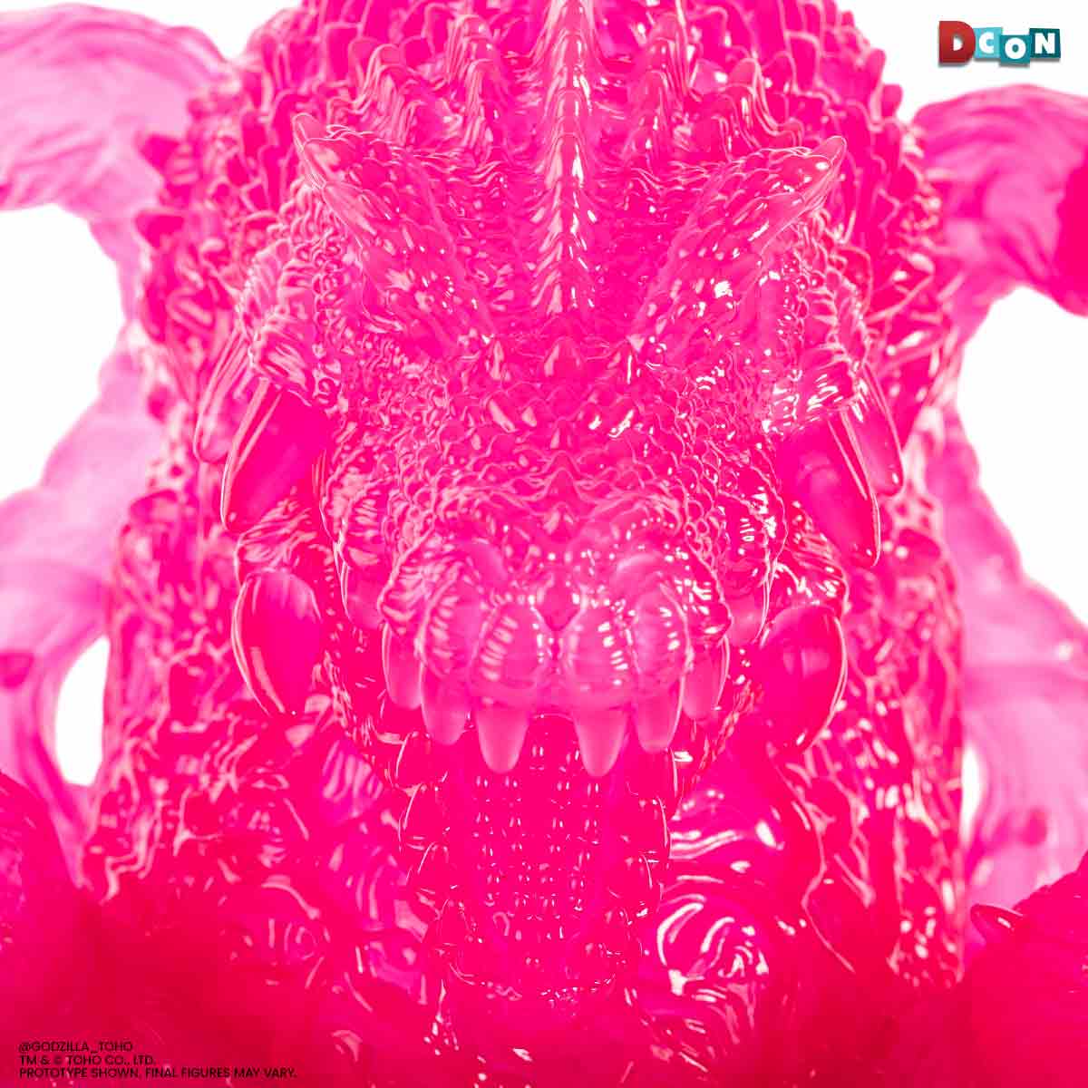 Biollante Soft Vinyl - Clear Pink Variant - Image 13