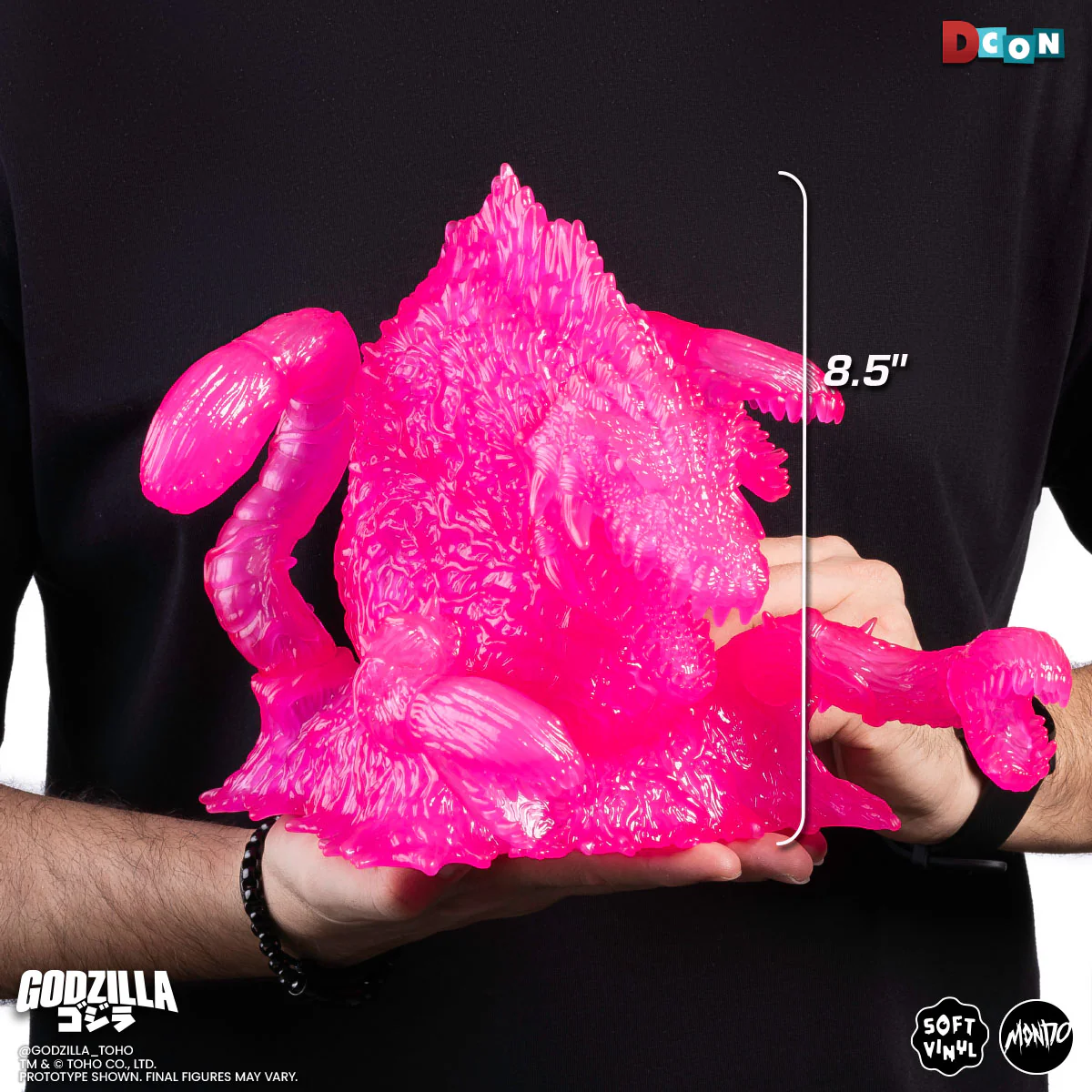 Biollante Soft Vinyl - Clear Pink Variant - Image 3