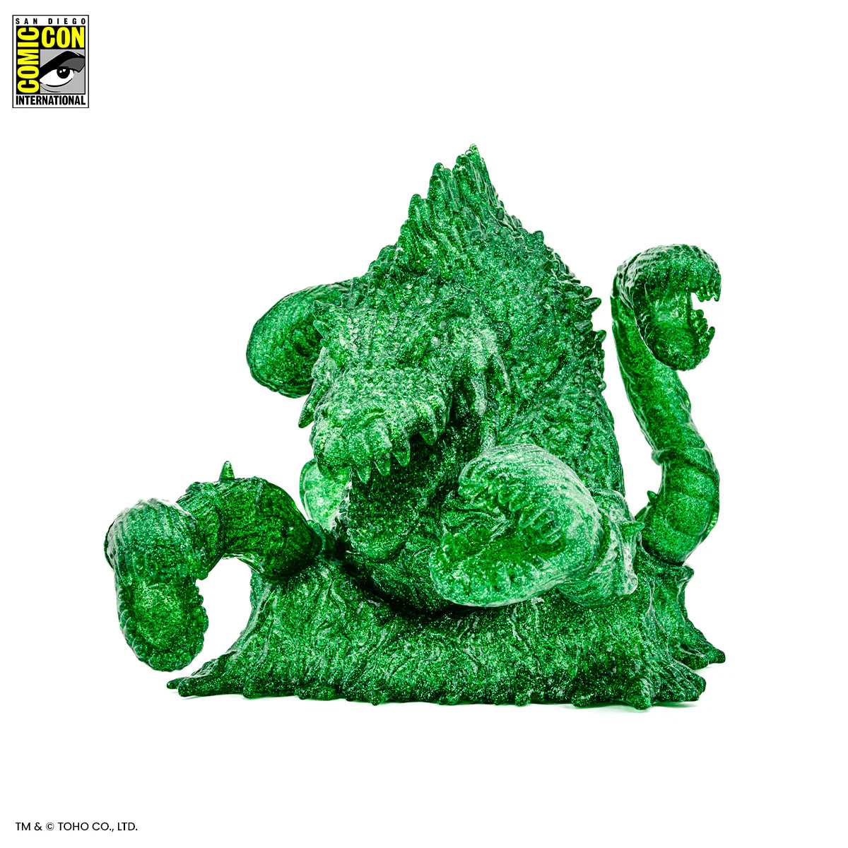 Biollante Soft Vinyl - Green Glitter Variant - Image 10