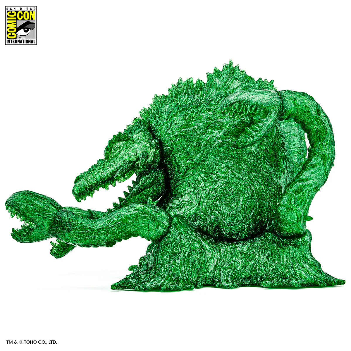 Biollante Soft Vinyl - Green Glitter Variant - Image 11