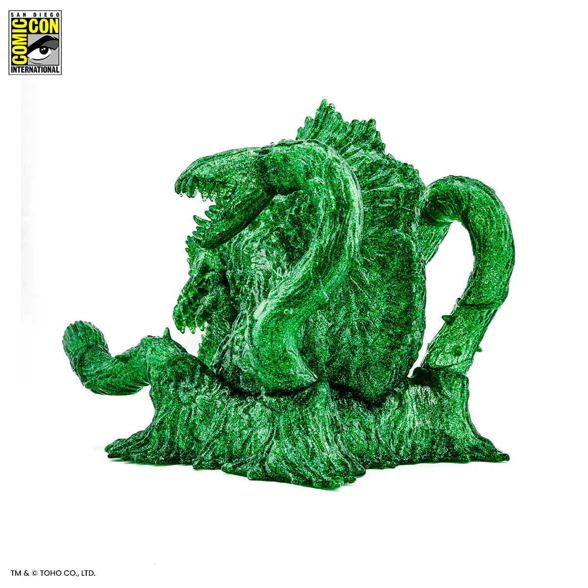 Biollante Soft Vinyl - Green Glitter Variant - Image 12