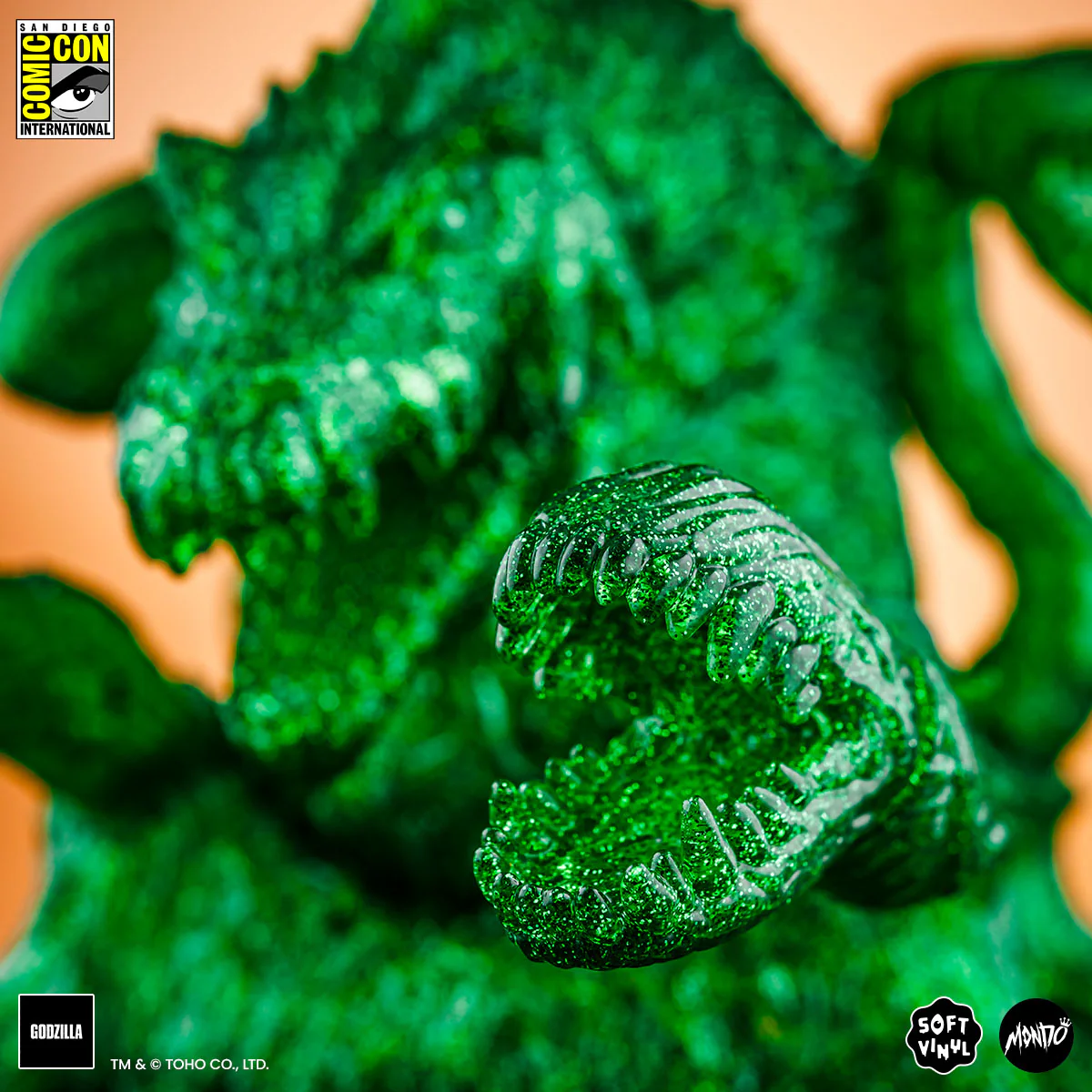 Biollante Soft Vinyl - Green Glitter Variant - Image 7