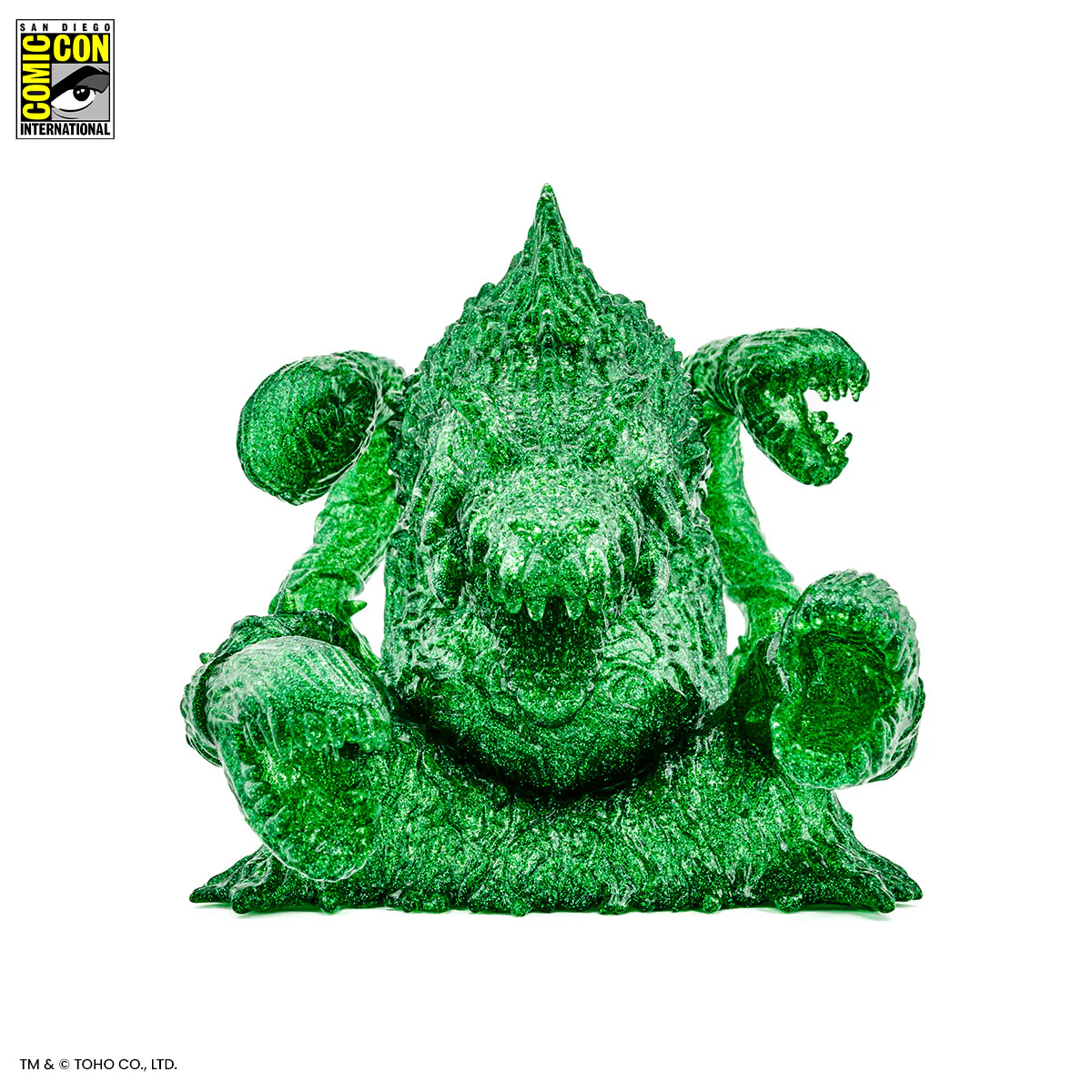 Biollante Soft Vinyl - Green Glitter Variant - Image 9