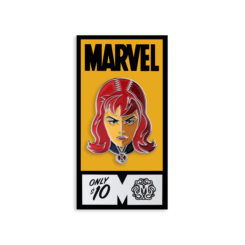 Black Widow Enamel Pin