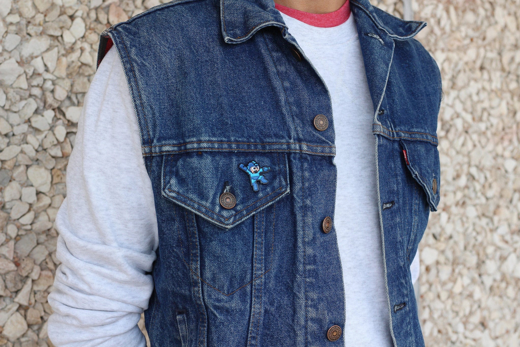 Mega Man Blue Bomber Enamel Pin - Image 3