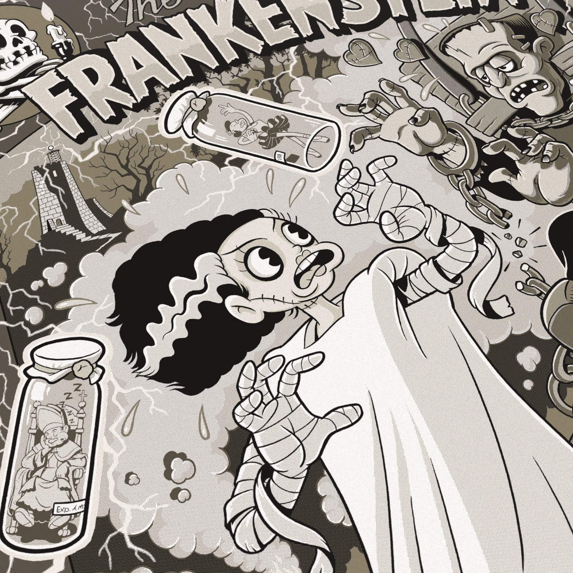 Bride of Frankenstein Variant Poster - Image 3