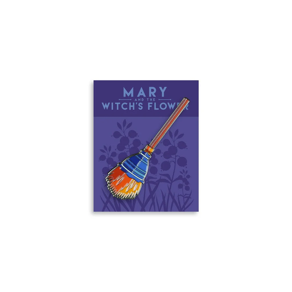 Broomstick Enamel Pin